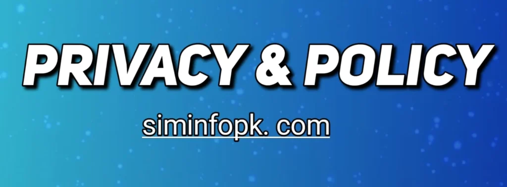 Privacy and Policy !