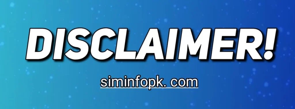Disclaimer!